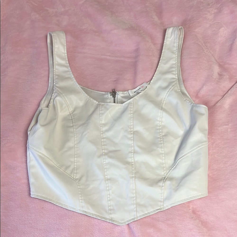 White Sleeveless Women's Top